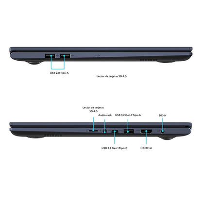 ASUS VivoBook 15 X513EA-BQ3037W Core I7-11va | 12GB RAM | 512GB SSD [90NB0SG4-M00J30] - Buen Estado