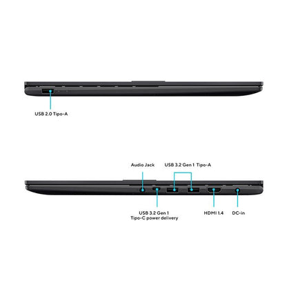 ASUS VivoBook 16X M3604YA-MB108W AMD Ryzen 7-7 | 16GB RAM | 512GB SSD [90NB11A1-M00460] - Excelente Estado