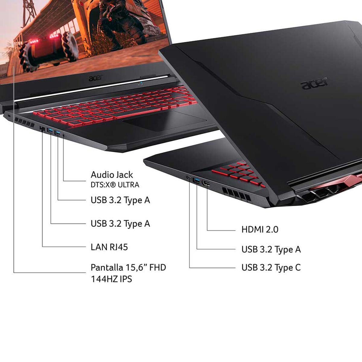 Acer Nitro 5 AN515-57 I7-11 RTX 360 16 GB 512 SSD   [NH.QEWAL.003.1]