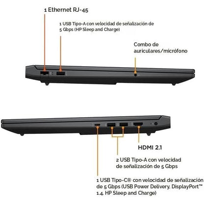 HP Victus 15-FA2701WM Core I5-13va | RTX 4050 | 16GB RAM | 512GB SSD - Semi Nuevo