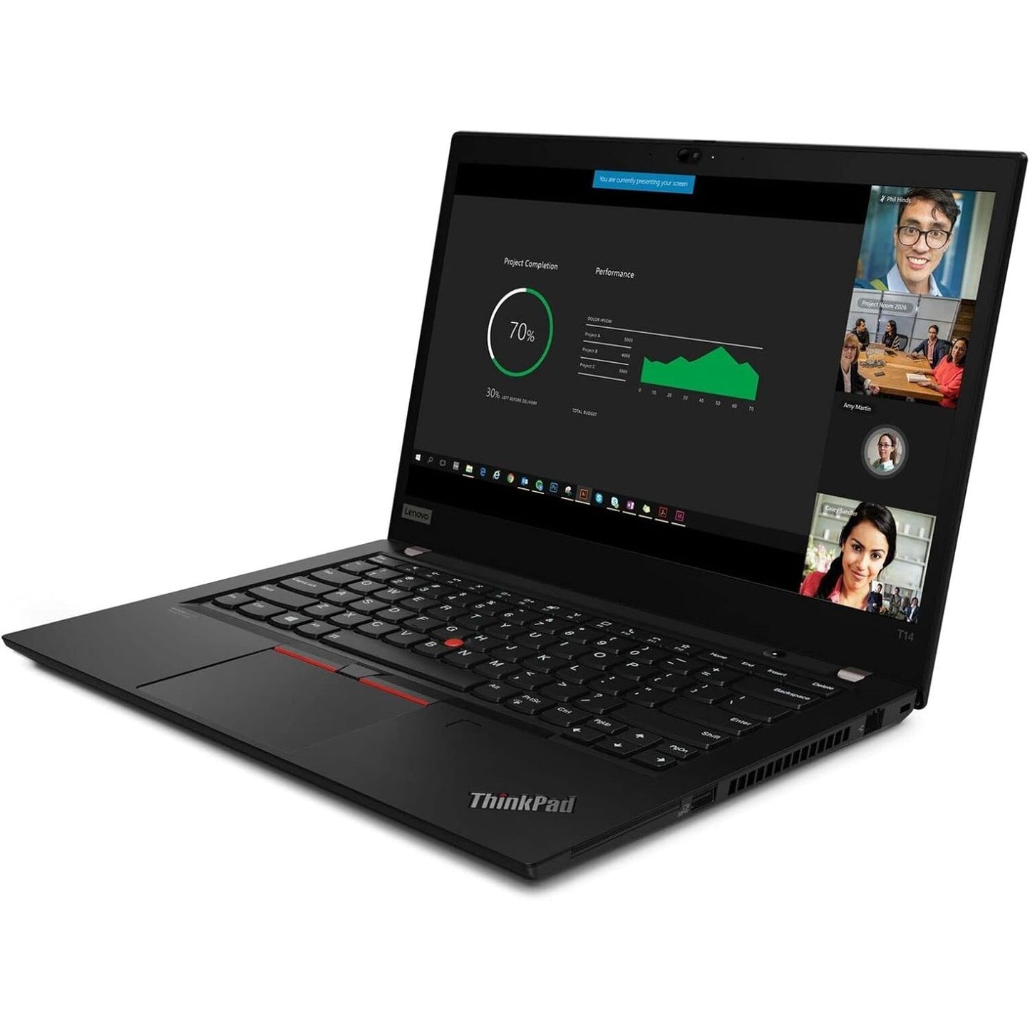 Notebook Ultrabook Lenovo Thinkpad T14 Gen 2 Core I7-11va | 32GB RAM | 512GB SSD [20W1S29A00] (SEMI NUEVO)