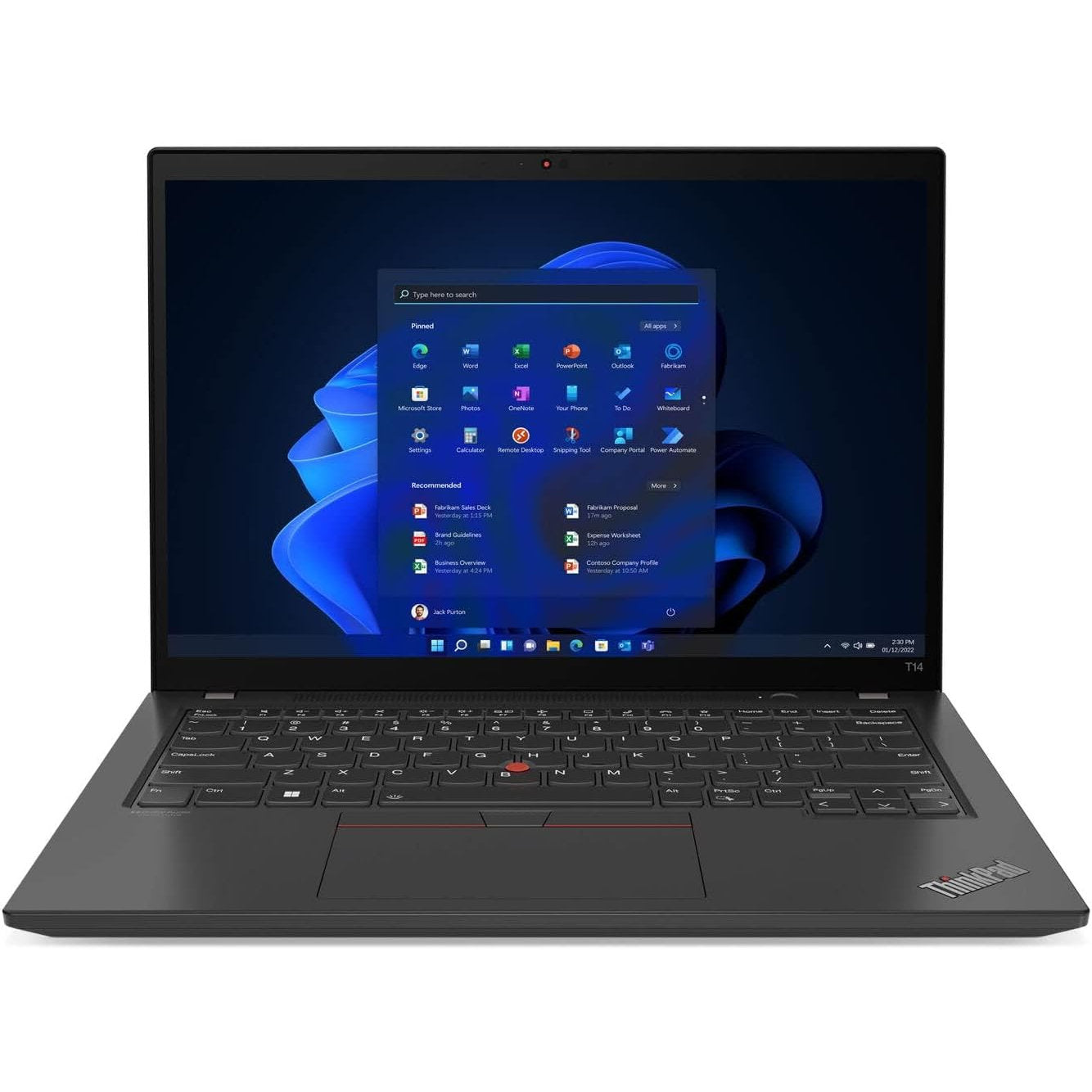 Lenovo ThinkPad T14 Gen 3 Core i7-12va | 16GB RAM | 512GB SSD [21AJS0CG00] - Buen Estado