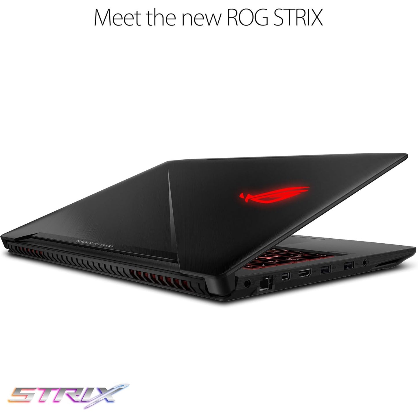 ASUS ROG Strix GL503VD-GZ286T Core I5-7ma | GTX 1050 (4GB) | 16GB RAM | 128GB SSD + 1TB HDD [90NB0GQ2-M04800] - Buen Estado