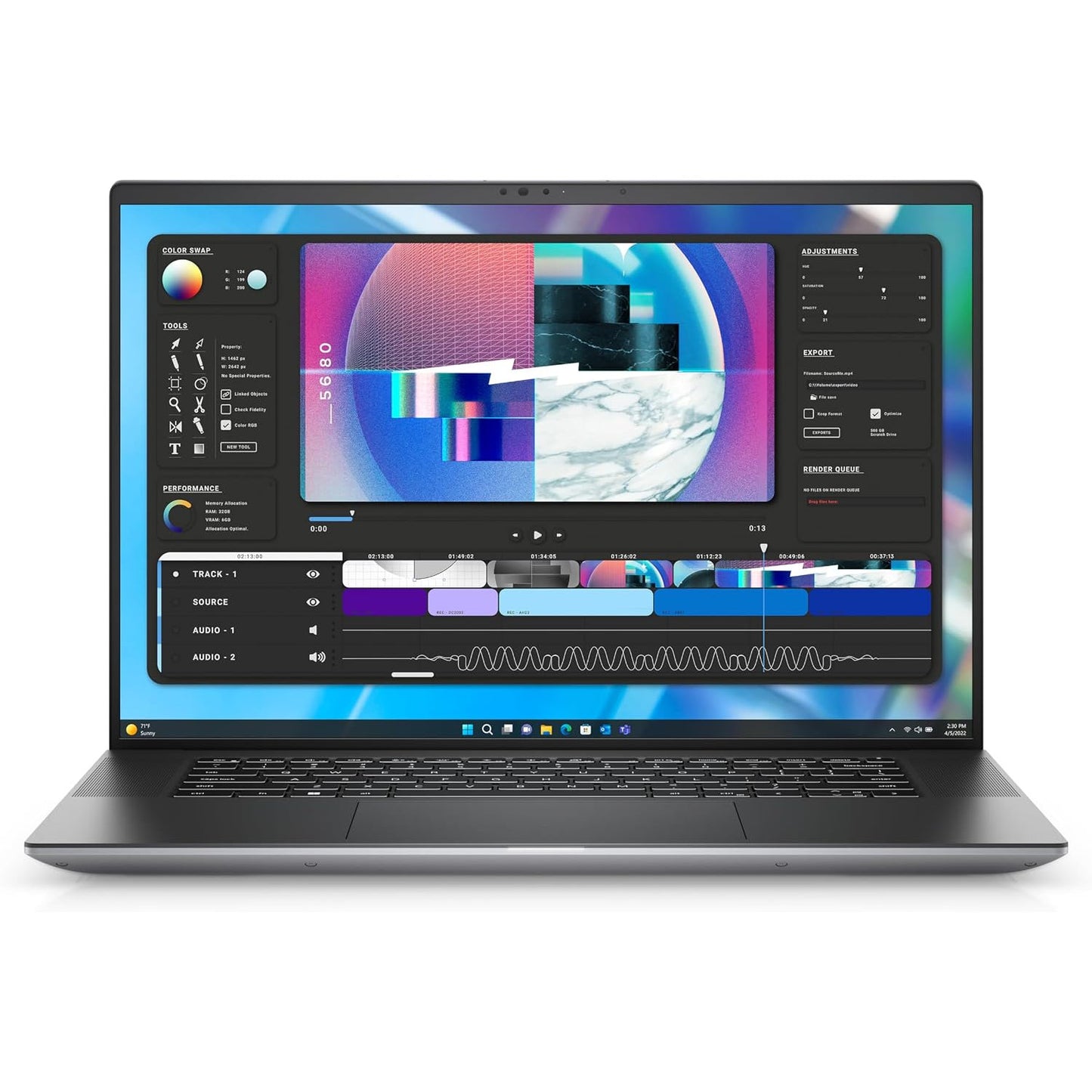 Dell Precision Workstation Core I7-13va | RTX A2000 (8GB) | 32GB RAM | 512GB SSD - Semi Nuevo
