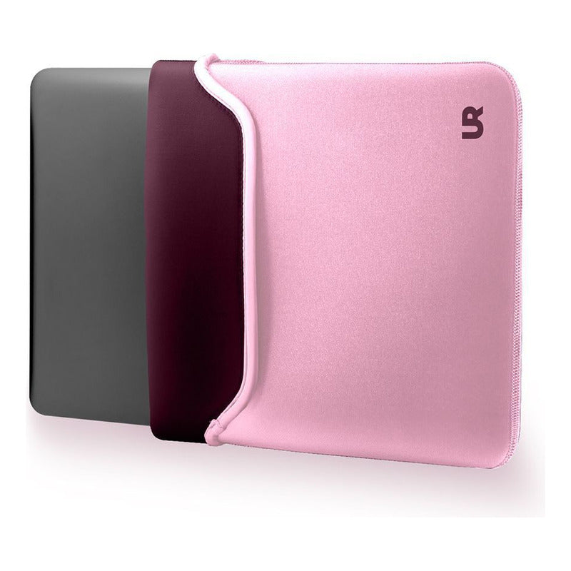 Funda Para Notebook Reversible 15,6  Ur Rosa