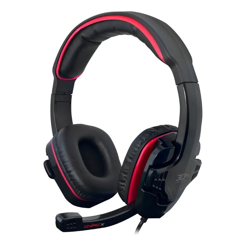 3dfx Oniricx Mlab Wired Gamer Headphones Red