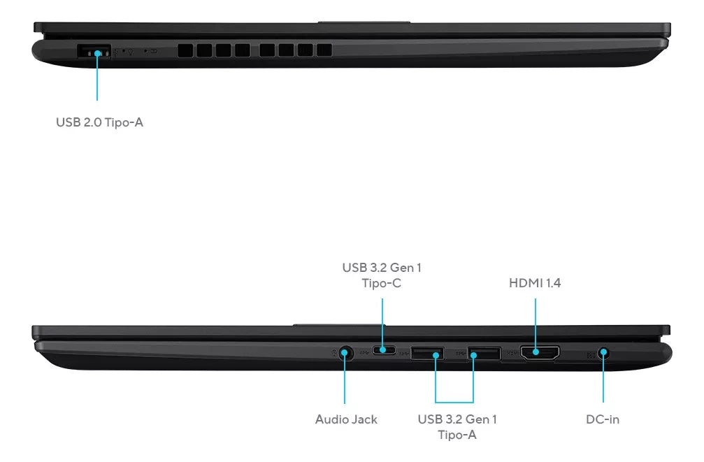 Notebook Asus Vivobook 16 I5-12 16 GB RAM 512 Gb SSD [90NB0ZA3-M00ZR0]