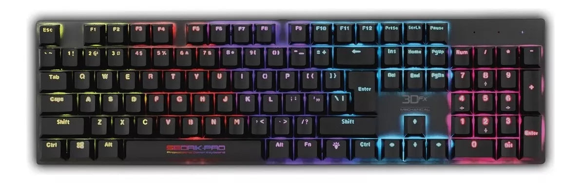 Teclado Gamer Mecanico 3dfx Sedrik Pro 9088 Usb Switch Blue