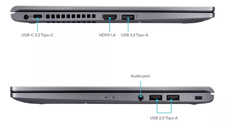 Ultrabook Asus Vivobook X415ja I5-10 12 GB RAM 512 GB SSD [90NB0ST2-M005F0-MOD] (USADO)