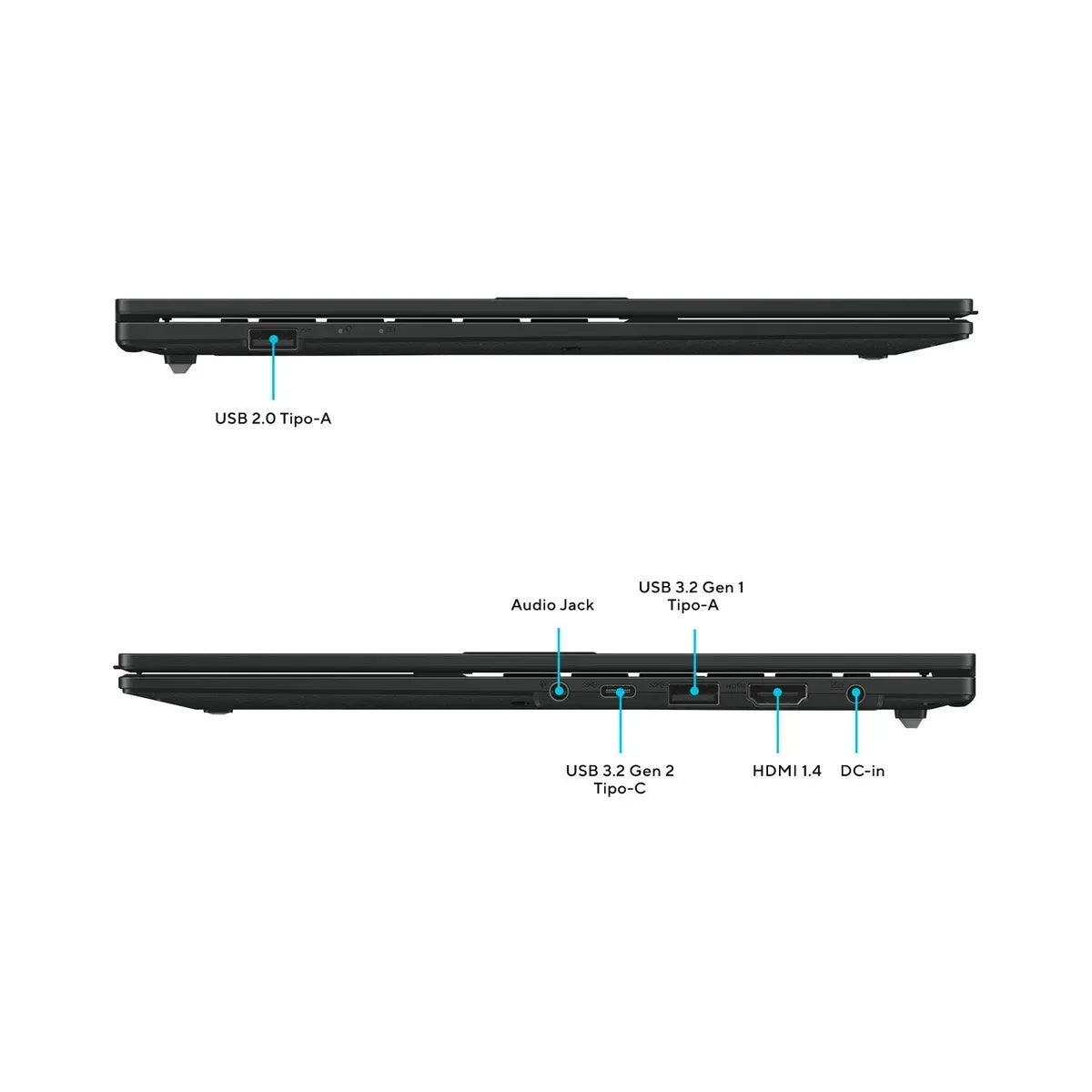 ASUS VivoBook Go 15 OLED E1504FA-NJ695W AMD Ryzen 5 | 8GB RAM | 512GB SSD [90NB0ZR2-M014N0] - Semi Nuevo
