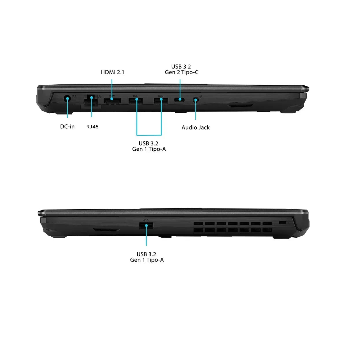 ASUS TUF A15 FA506NCG-HN196W AMD Ryzen 7 | RTX 3050 (4GB) | 16GB RAM | 512GB SSD [90NR0JF7-M00HX0] - Semi Nuevo