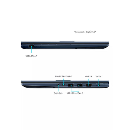 Notebook ASUS VivoBook 14 X1404VA Core I5-13va | 16GB RAM | 512GB SSD [90NB10I1-M015S0] - Excelente Estado