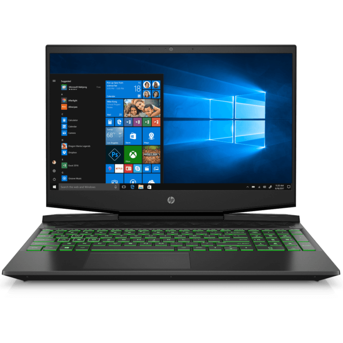 HP Pavilion Gaming 15-DK0007LA Core i7-9na | NVIDIA GTX 1660 Ti Max-Q (6GB) | 16GB RAM | 128GB SSD + 1TB HDD [4PF95LA] - Buen Estado