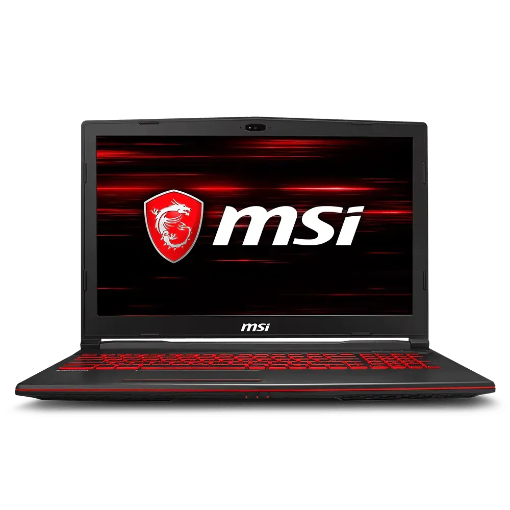 Notebook Gamer MSI GL63 8RD Core I7-8va | GTX 1050 Ti (4GB) | 16GB RAM | 128GB SSD + 1TB HDD - Buen Estado