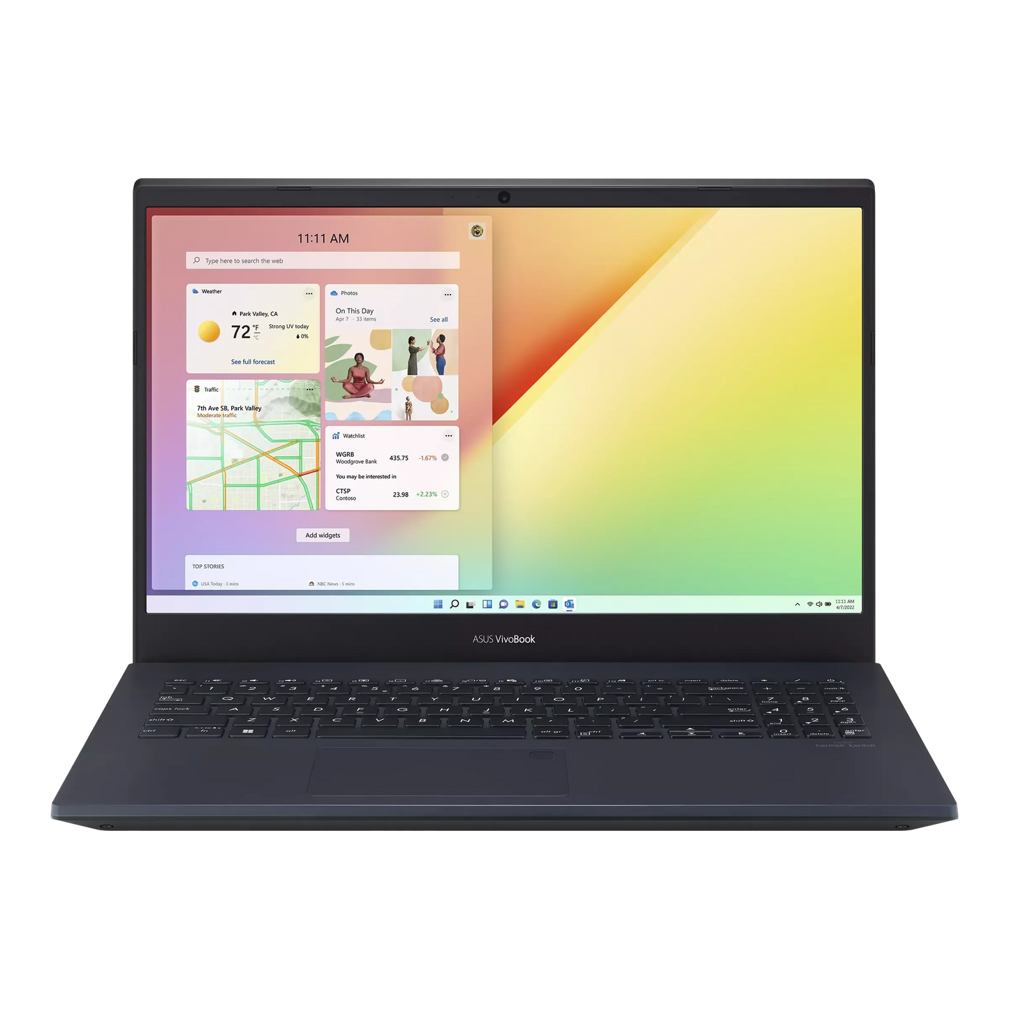 ASUS VivoBook 15 X571LI-BQ182T Core i7-10ma | GTX 1650Ti | 12GB RAM | 256GB SSD + 1TB HDD | Detalle Batería Mala - Buen Estado