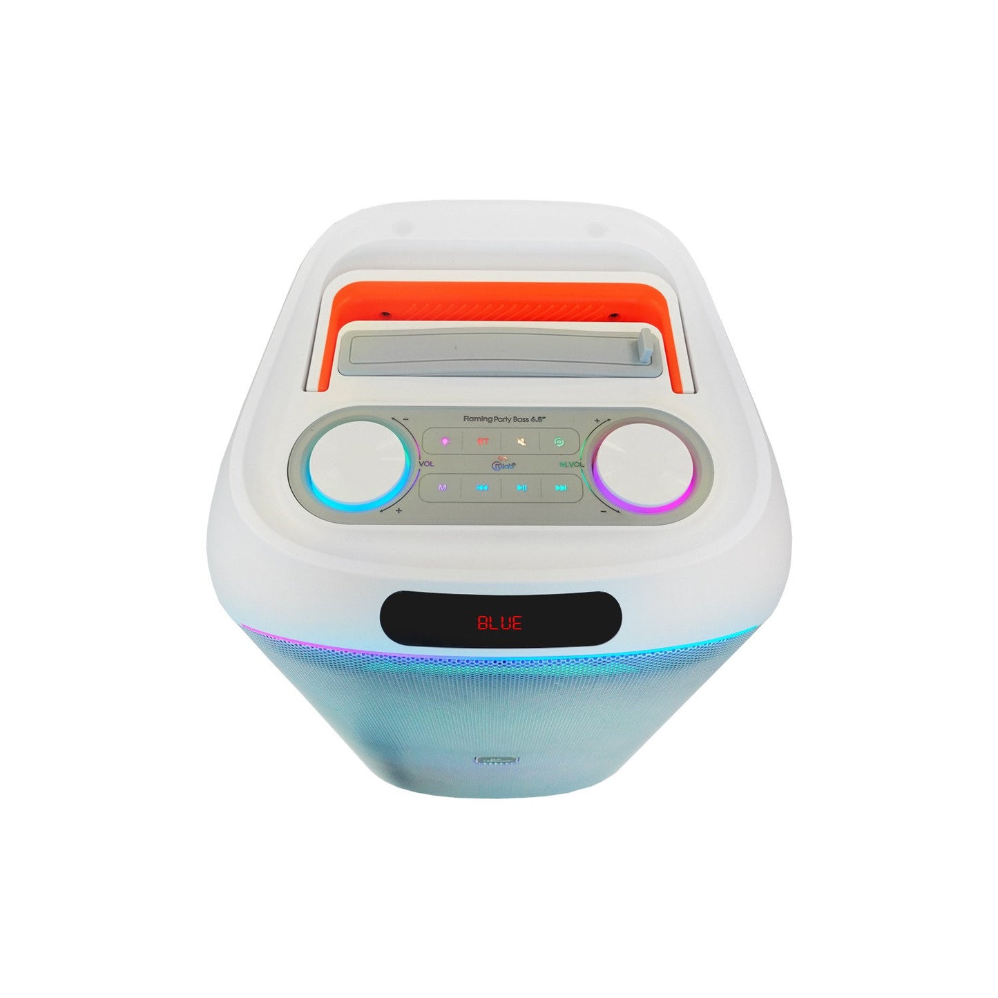 Parlante Bluetooth Flaming Party Bass 6.5" 45W con Micrófono Inalámbrico [9565] - Nuevo