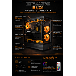 PC Gamer ARGH AM5/6 Ryzen 5 9600 | RX 9060 XT (8GB) | 32GB RAM | 1TB SSD [34269] - Nuevo