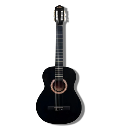 Guitarra Clásica Sevillana 39" Negro con Alma + Funda [8448] - Nuevo