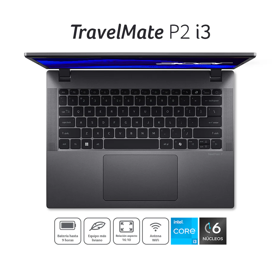 Acer Travelmate P2 TMP214-55-11CL Core I3-13va | 8GB RAM | 512GB SSD [NX.VVSEK.011.CL] - Semi Nuevo
