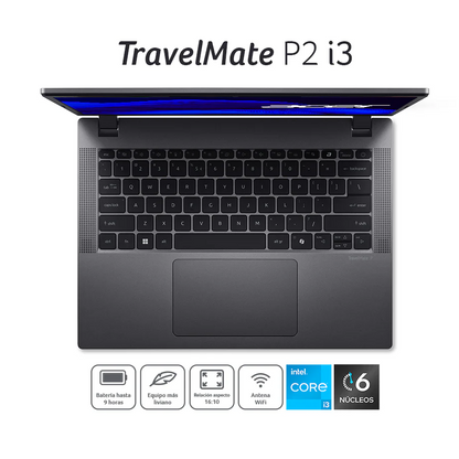 Acer Travelmate P2 TMP214-55-11CL Core I3-13va | 8GB RAM | 512GB SSD [NX.VVSEK.011.CL] - Semi Nuevo