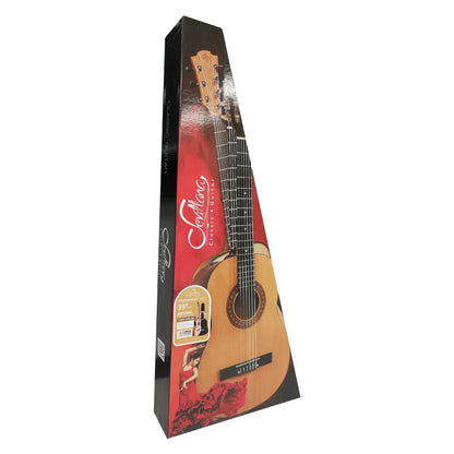 Guitarra Electroacústica Sevillana 39" con ecualizador + Funda [8941] - Nuevo