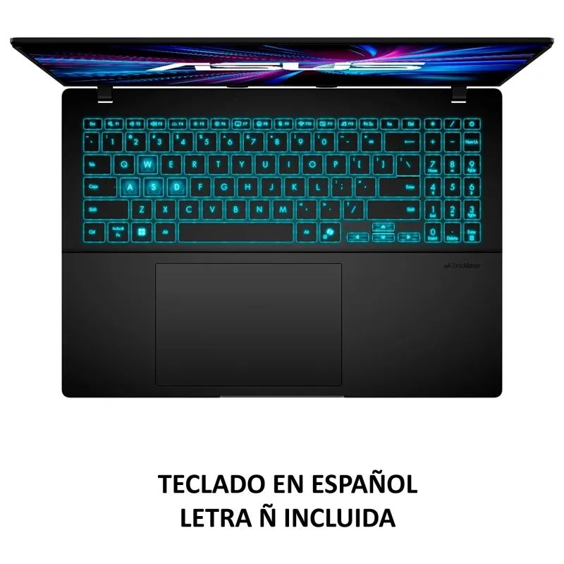 ASUS V16 Gaming V3607VM-RP077W Core 7 240H | RTX 5060 (8GB) | 16GB RAM | 512GB SSD [90NB16K1-M00880] - Buen Estado