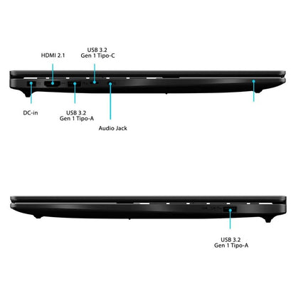 ASUS V16 Gaming V3607VM-RP077W Core 7 240H | RTX 5060 (8GB) | 16GB RAM | 512GB SSD [90NB16K1-M00880] - Buen Estado